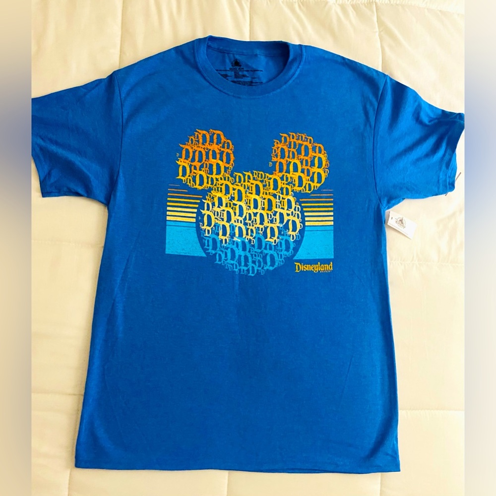 Disney Parks Disneyland Resort Unisex Blue Disneyland Mickey Graphic Tee NWT